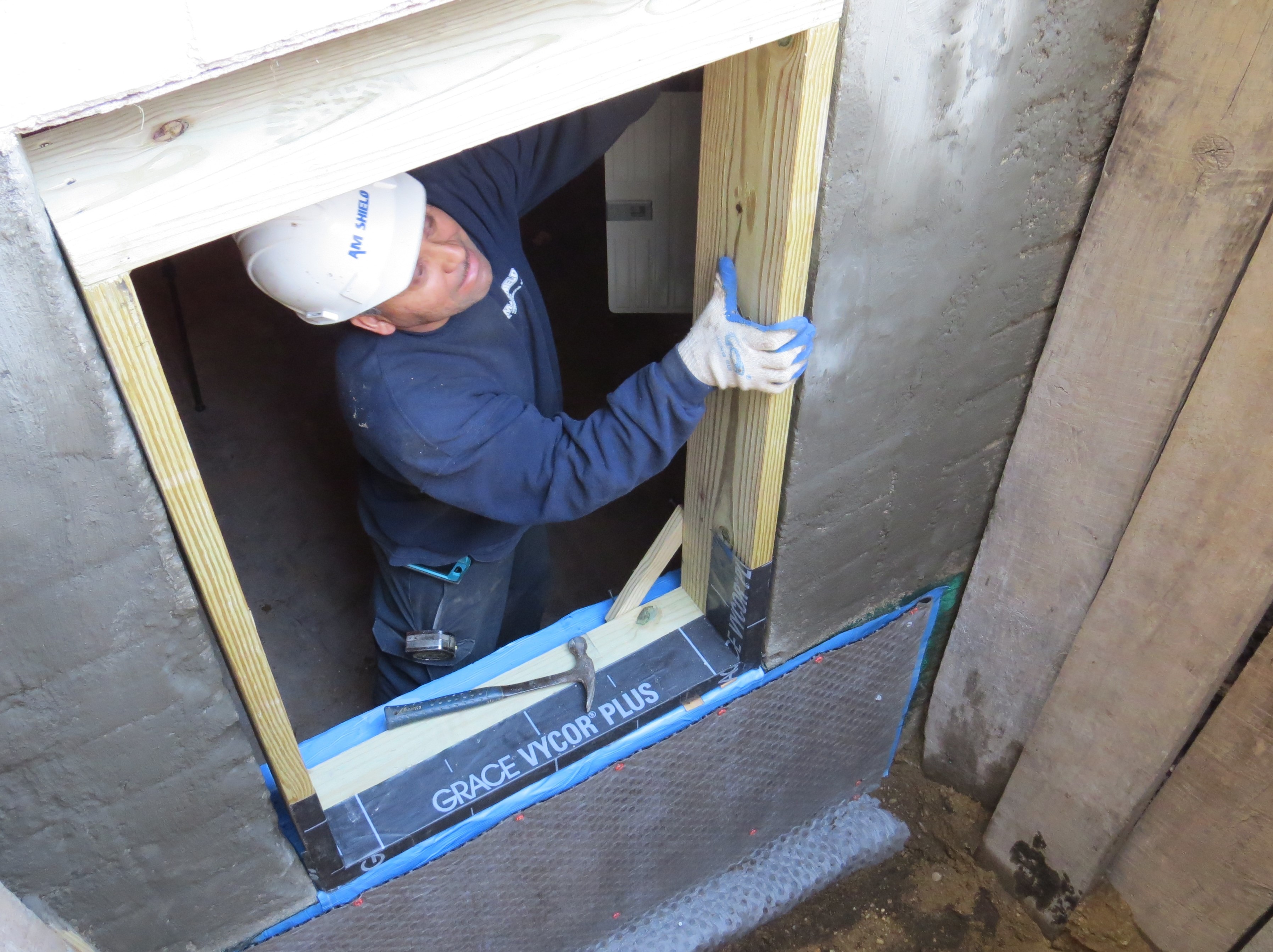 Installing Egress Windows | AM Shield Waterproofing NY