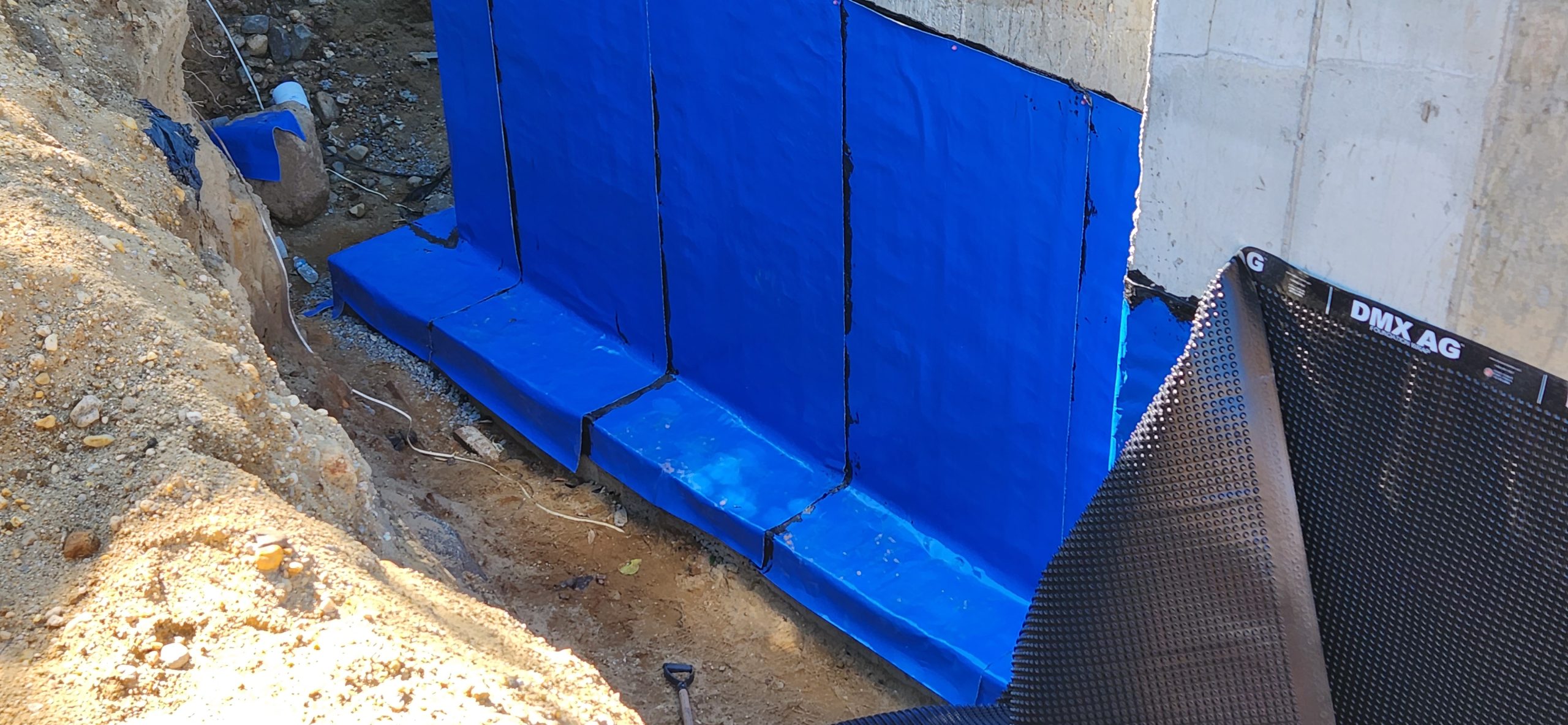 Exterior Foundation Waterproofing Project in Atlantic Beach, NY